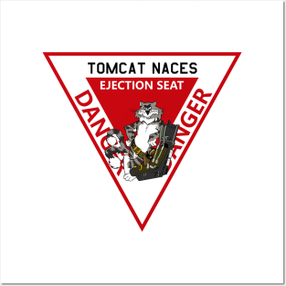 F-14 Tomcat - Tomcat Naces Ejection Seat - Clean Style Posters and Art